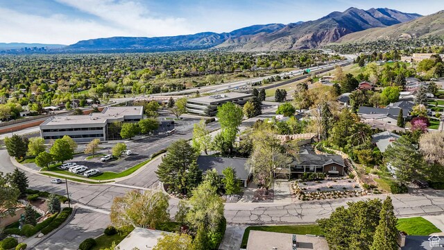 3273 E Bernada Dr, Salt Lake City, UT 84124 - drone / aerial view with a residential view and a mountain view