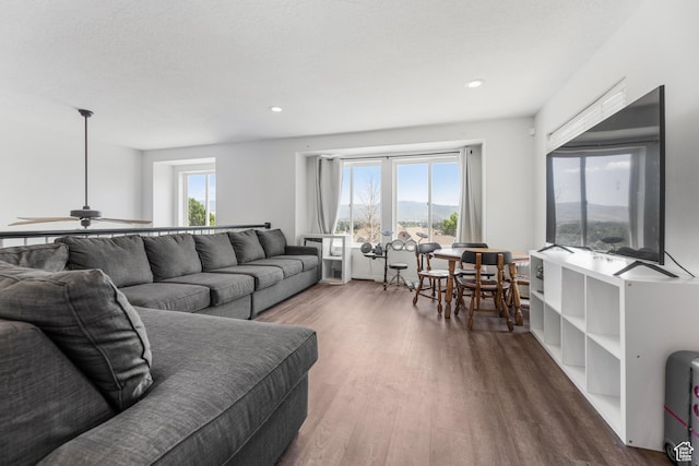 531 E Valley Dr, Heber City, UT 84032 - living room with recessed lighting, wood finished floors, and a wealth of natural light