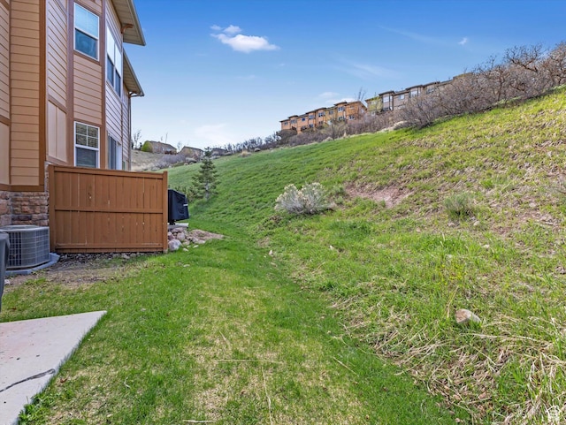 14768 S Deer Park Ln E, Draper Ut Cnty, UT 84020 - view of yard featuring central AC unit
