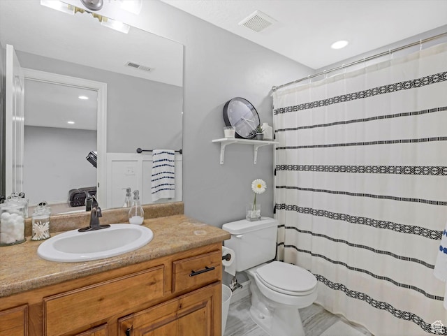 14768 S Deer Park Ln E, Draper Ut Cnty, UT 84020 - bathroom featuring visible vents, connected bathroom, toilet, and vanity