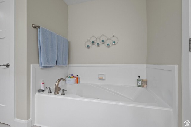 full bath with a bath