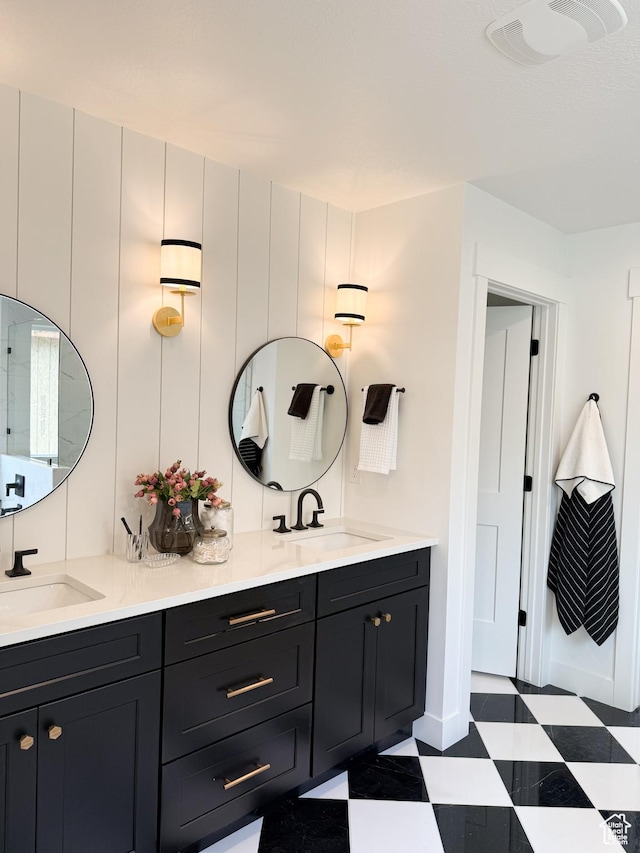 7648 S Iron Cyn Unit 341, West Jordan, UT 84081 - full bathroom with a sink, tile patterned floors, and double vanity