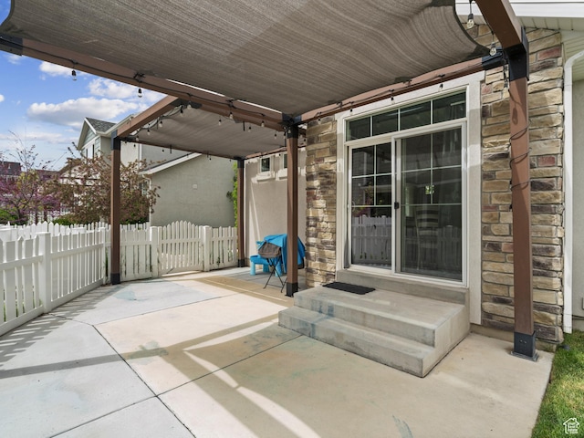 1227 W 20 S, Pleasant Grove, UT 84062 - view of patio / terrace featuring entry steps and fence