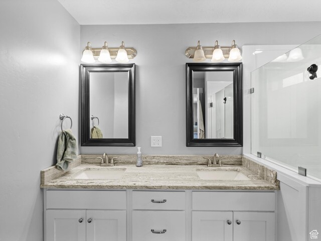 1227 W 20 S, Pleasant Grove, UT 84062 - bathroom with double vanity and a sink
