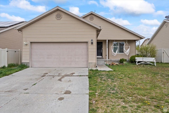 2099 E Hickock Way, Eagle Mountain, UT 84005 - ranch-style home featuring a garage and driveway