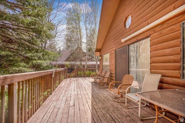 786 W Carter Dr, Pine Valley, UT 84781 - view of deck
