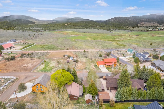 786 W Carter Dr, Pine Valley, UT 84781 - birds eye view of property with a mountain view and a rural view