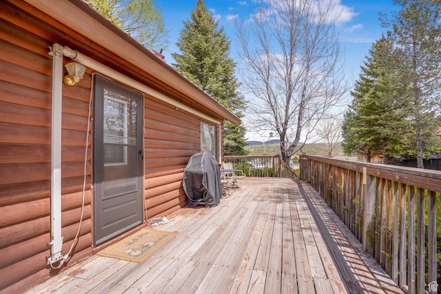 786 W Carter Dr, Pine Valley, UT 84781 - view of wooden deck