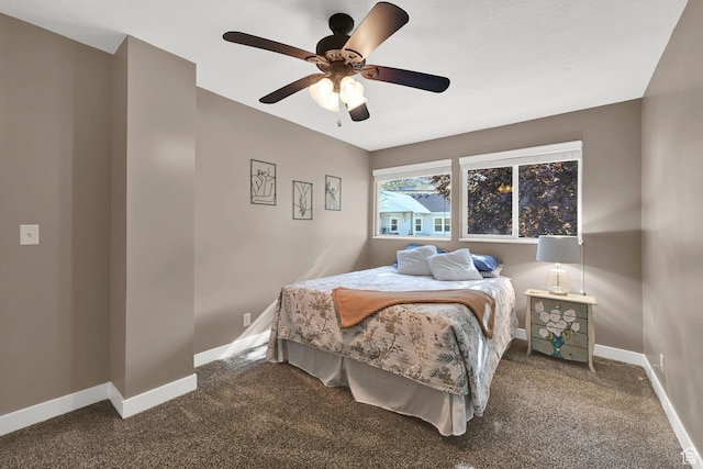 2974 N 1375 E, North Ogden, UT 84414 - carpeted bedroom featuring baseboards and ceiling fan
