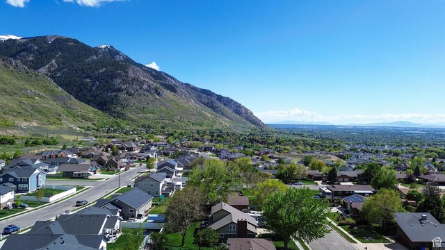 2974 N 1375 E, North Ogden, UT 84414 - drone / aerial view featuring a residential view and a mountain view