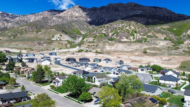 2974 N 1375 E, North Ogden, UT 84414 - birds eye view of property with a residential view and a mountain view