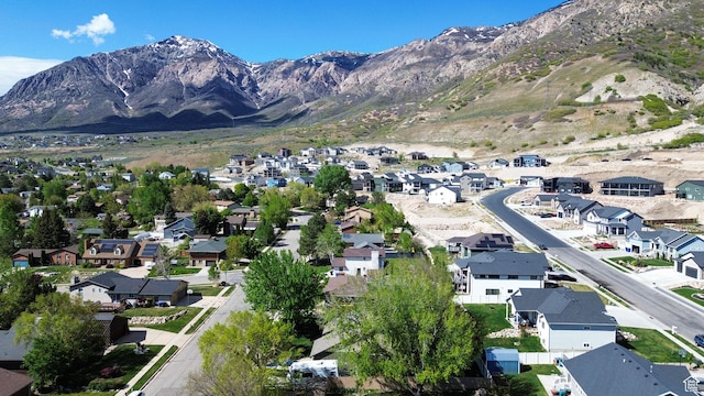 2974 N 1375 E, North Ogden, UT 84414 - birds eye view of property featuring a mountain view and a residential view