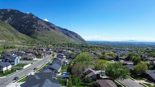 2974 N 1375 E, North Ogden, UT 84414 - drone / aerial view featuring a residential view and a mountain view