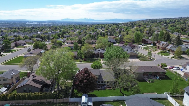 2974 N 1375 E, North Ogden, UT 84414 - birds eye view of property featuring a residential view and a mountain view