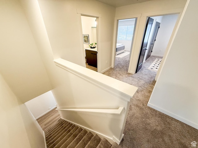 3656 S 4600 W Unit 220, West Haven, UT 84401 - stairway featuring carpet floors and baseboards