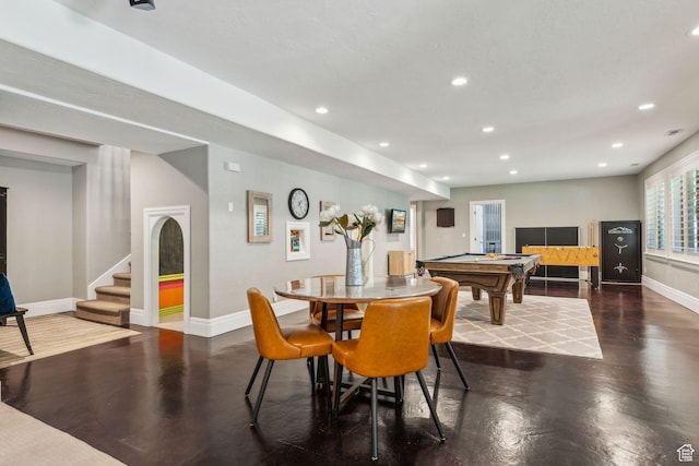 10921 S Renengade View Ln W, South Jordan, UT 84095 - recreation room featuring recessed lighting, baseboards, and wood finished floors