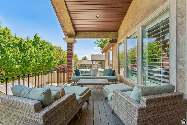 10921 S Renengade View Ln W, South Jordan, UT 84095 - deck with an outdoor living space