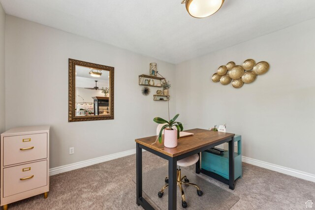 10921 S Renengade View Ln W, South Jordan, UT 84095 - carpeted office featuring baseboards