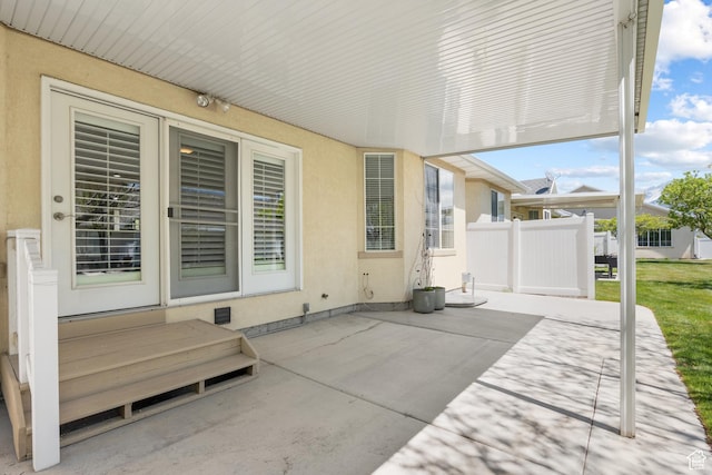 1139 Grainery Cv, Riverton, UT 84065 - view of patio / terrace with fence