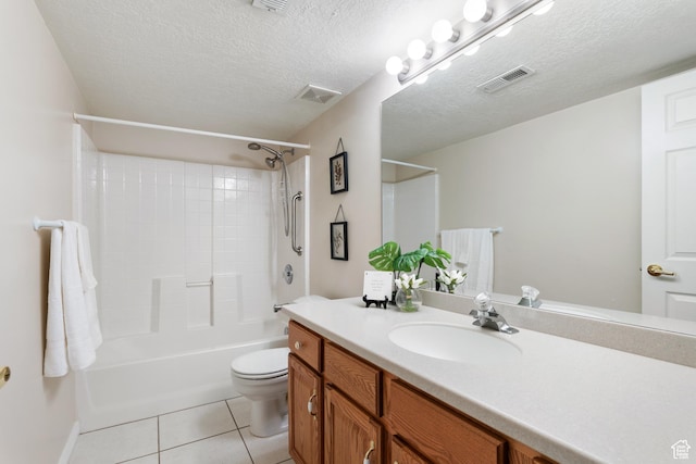 1139 Grainery Cv, Riverton, UT 84065 - bathroom with toilet, visible vents, tile patterned flooring, and vanity