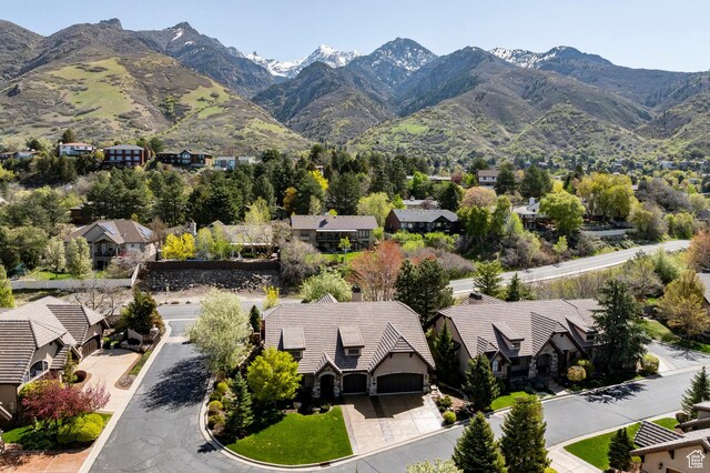8777 S Falcon Heights Ln E, Cottonwood Heights, UT 84093 - mountain view with a residential view