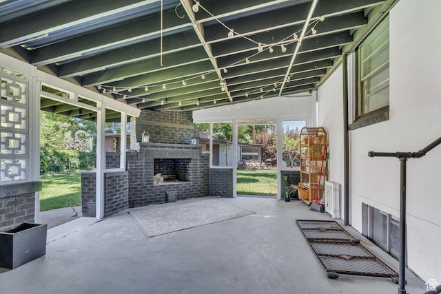 84 W Wasatch St S, Midvale, UT 84047 - view of patio with an outdoor brick fireplace