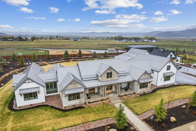 205 W Lazy Acres Ln, Kamas, UT 84036 - bird's eye view featuring a mountain view and a rural view