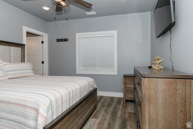 207 E Clubhouse Dr Unit 40, Garden City, UT 84028 - bedroom featuring wood finished floors, baseboards, and ceiling fan