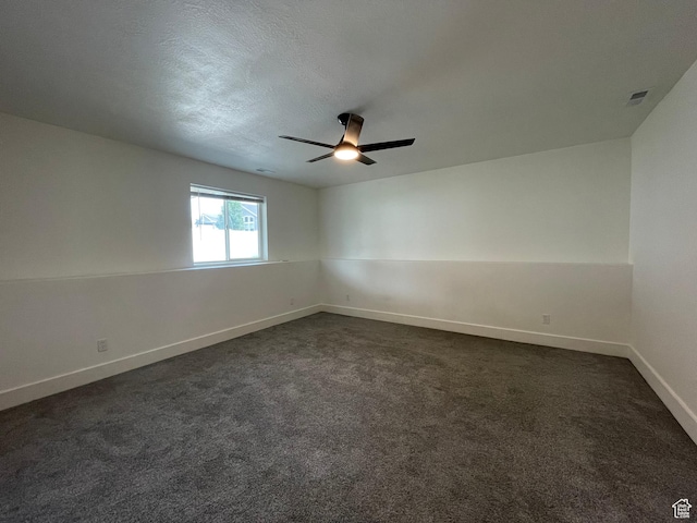 3834 N 2550 W, Farr West, UT 84404 - unfurnished room with ceiling fan and dark colored carpet