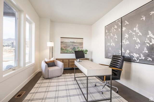 359 N Abajo Peak Loop E Unit A3, Heber City, UT 84032 - office space with baseboards and wood finished floors