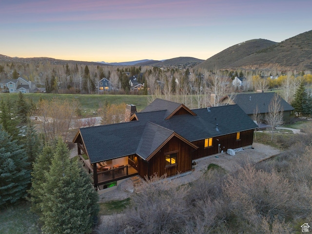 2042 Paddington Dr, Park City, UT 84060 - drone / aerial view featuring a mountain view