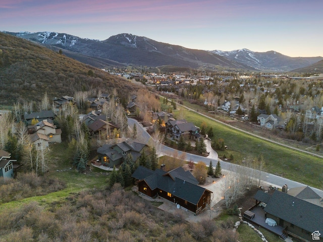 2042 Paddington Dr, Park City, UT 84060 - bird's eye view with a residential view and a mountain view