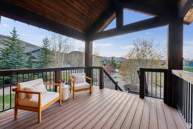 2042 Paddington Dr, Park City, UT 84060 - deck with a mountain view