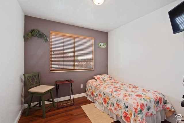 3184 W 5025 S, Roy, UT 84067 - bedroom featuring baseboards and wood finished floors