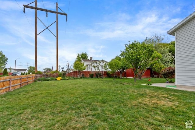3184 W 5025 S, Roy, UT 84067 - view of yard featuring a fenced backyard