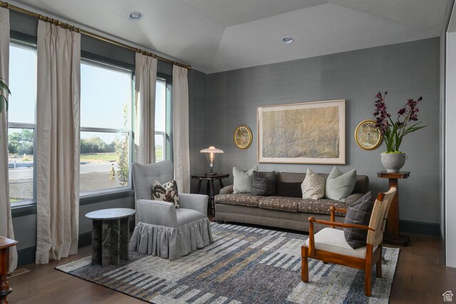 1478 W 400 N, West Bountiful, UT 84087 - living room featuring baseboards and wood finished floors