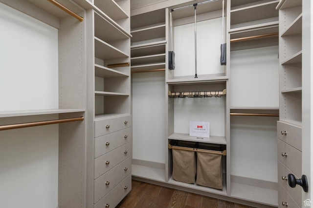 1478 W 400 N, West Bountiful, UT 84087 - spacious closet with dark wood finished floors