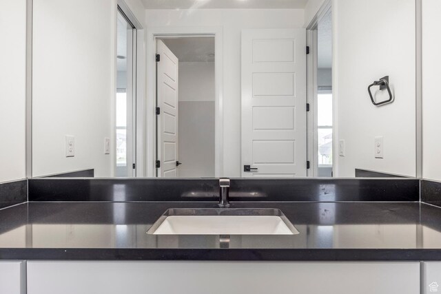 5081 W Sequoia Cir, Highland, UT 84003 - bathroom with vanity and a wealth of natural light