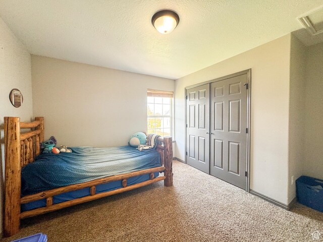 3261 S 1500 W, Nibley, UT 84321 - bedroom featuring visible vents, carpet flooring, and a closet