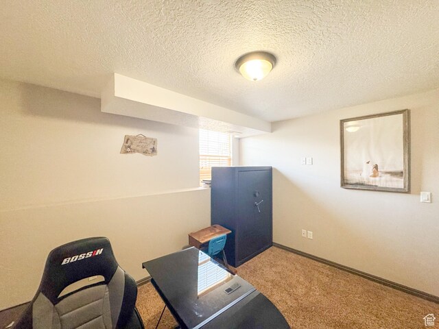 3261 S 1500 W, Nibley, UT 84321 - carpeted office space with baseboards and a textured ceiling