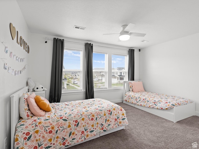 4928 W Eiffel Way, Riverton, UT 84096 - carpeted bedroom featuring baseboards and a ceiling fan