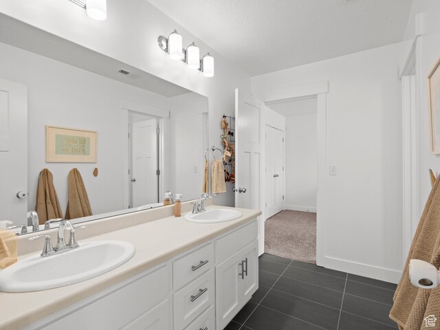 4928 W Eiffel Way, Riverton, UT 84096 - full bath with tile patterned floors and double vanity
