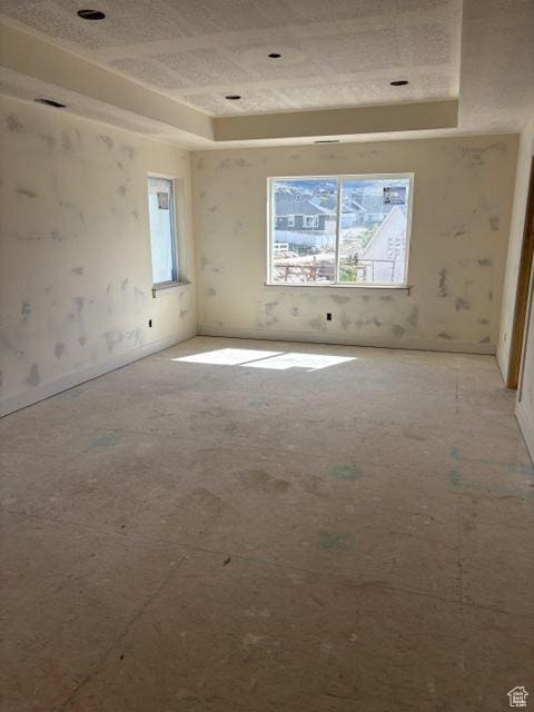 3636 N 500 E, North Ogden, UT 84414 - empty room featuring a tray ceiling