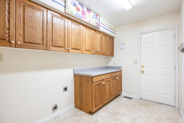 176 N 170 E, Orem, UT 84057 - clothes washing area with electric dryer hookup, baseboards, cabinet space, and visible vents