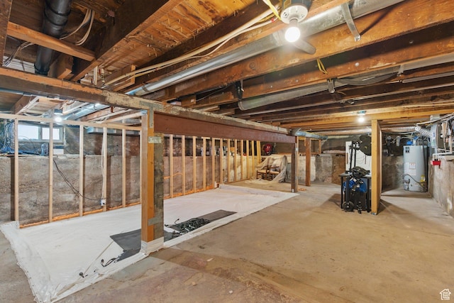 775 E Simpson Ave, Salt Lake City, UT 84106 - unfinished below grade area with water heater