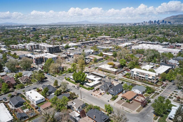 775 E Simpson Ave, Salt Lake City, UT 84106 - aerial view featuring a view of city and a mountain view