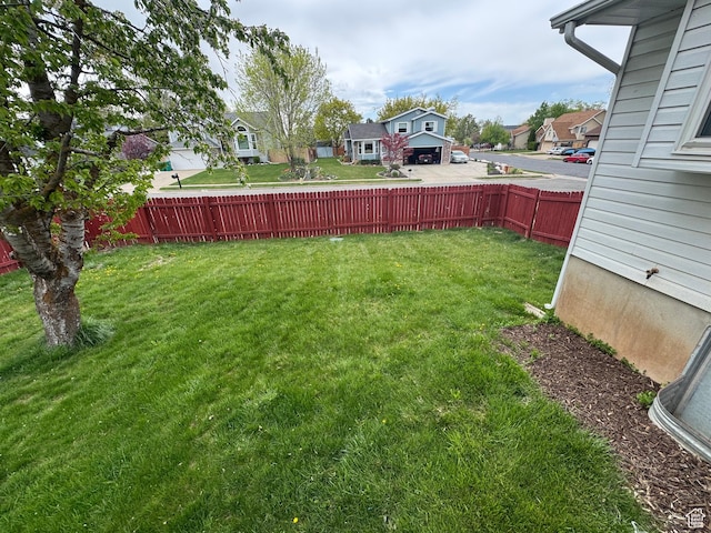 1952 E Sunset Dr, Layton, UT 84040 - view of yard featuring a residential view and fence