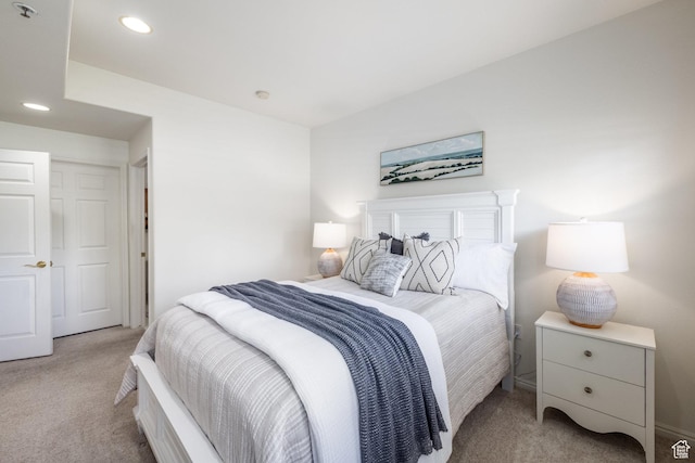11035 S Grape Vine Cv Unit 106, Sandy, UT 84070 - bedroom with recessed lighting and light carpet