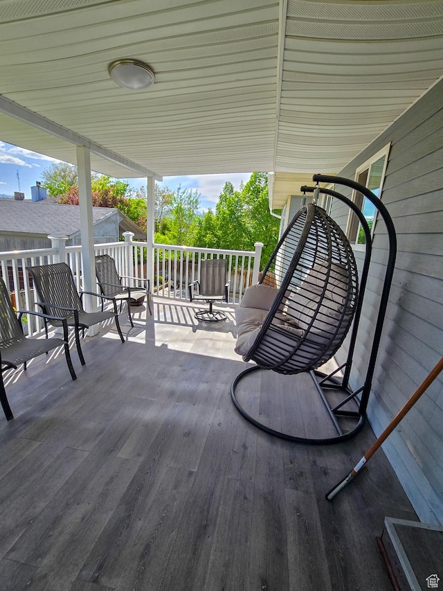 3505 W San Marcos Cir, West Valley City, UT 84119 - view of wooden terrace
