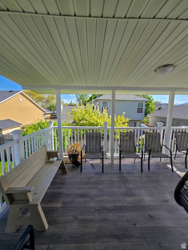 3505 W San Marcos Cir, West Valley City, UT 84119 - view of wooden terrace